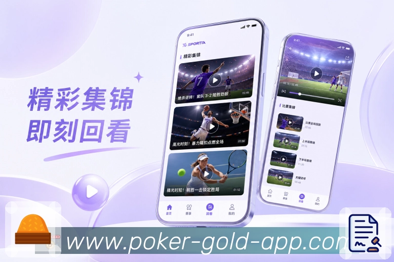 德州扑克游戏App赛场速览展示:多场比赛、时间比分、状态变化和速览卡片